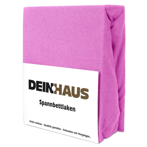 Prześcieradło frotte z gumką Rosa 200x220 cm Prześcieradło frotte z gumką Rosa 200x220 cm