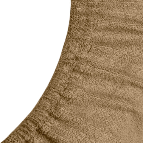 Prześcieradło frotte z gumką Dunkelbeige 100x200 cm Prześcieradło frotte z gumką Dunkelbeige 100x200 cm
