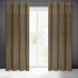 Vorhang LIZA/BEŻ+ZŁ 140X250 Ösen