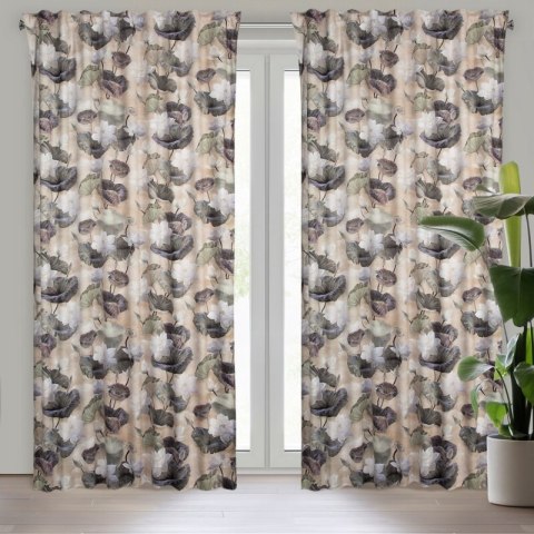 Vorhang LOTOS/BEŻ+ZI 140X270 T/SZEL Vorhang LOTOS/BEŻ+ZI 140X270 T/SZEL