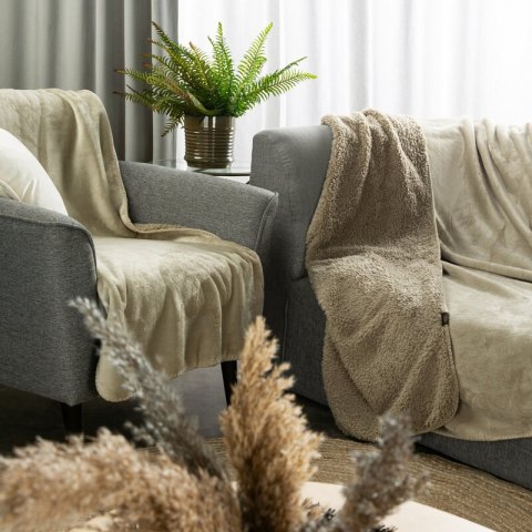 KOC TEDY BEŻ 70X160 BEŻ KOC TEDY BEŻ 70X160 BEŻ
