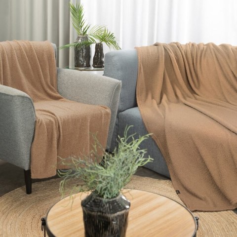KOC BUKLA BEŻ 170X210 BEŻ KOC BUKLA BEŻ 170X210 BEŻ
