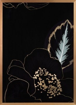LC/PEONIA3/Dekorativer Bild 53X73 CZAR+gold