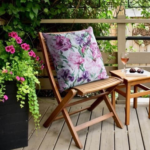 Poszewka GARDEN 34A 45X45 RÓŻ+FIO Poszewka GARDEN 34A 45X45 RÓŻ+FIO