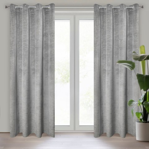 Vorhang ALUVIA/STAL 140X250 Ösen
