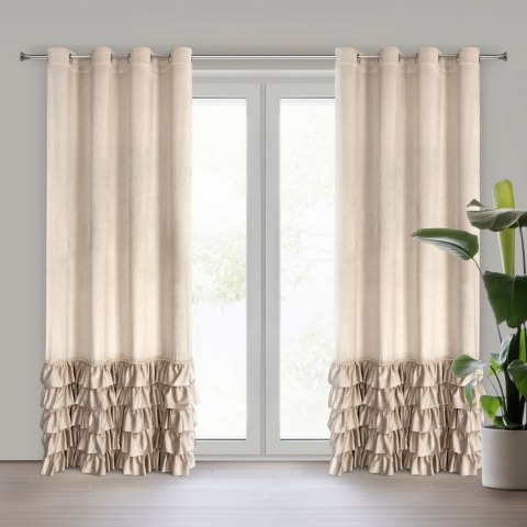 Vorhang CARLI/BEŻ 140X250 Ösen