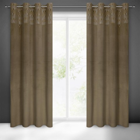 Vorhang LIZA/BEŻ+ZŁ 140X250 Ösen Vorhang LIZA/BEŻ+ZŁ 140X250 Ösen
