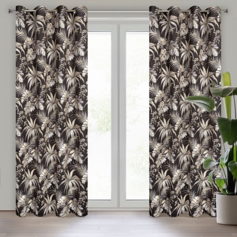 Vorhang MAGI/CZA+BEŻ 140X250 Ösen Vorhang MAGI/CZA+BEŻ 140X250 Ösen