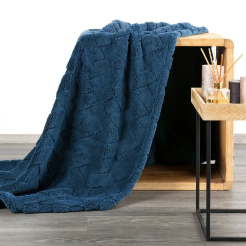 KOC CARO 70X160 CM GRANATOWY